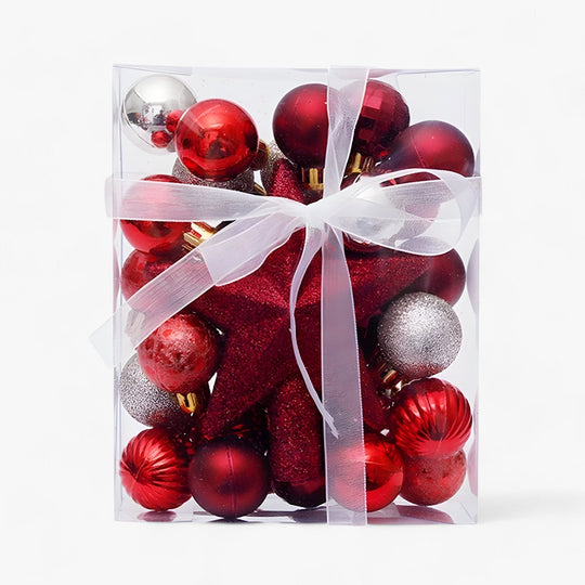 Sophia's Deco | Set of 30 Christmas Decorations - Transform Your Tree with Festive Elegance