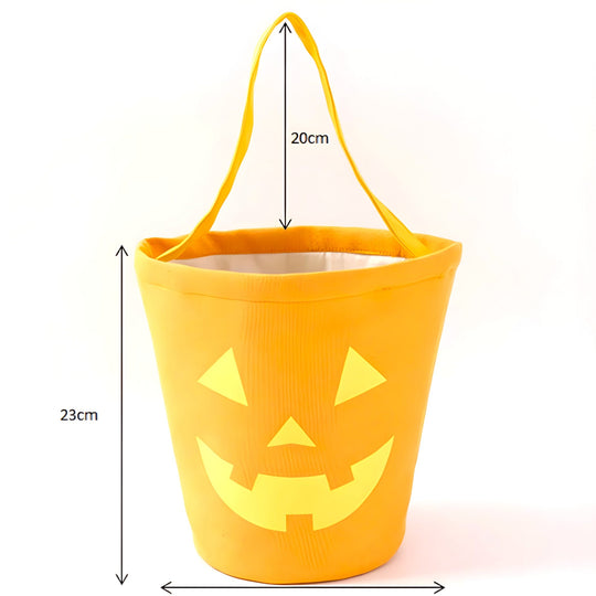 Jolly | Pumpkin Candy Basket - Cute Basket for Halloween Parties and Gifts