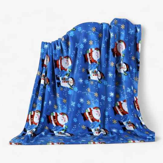 Velvy | Luxury Christmas Fleece Blanket - Elegant and Cozy Holiday Decoration