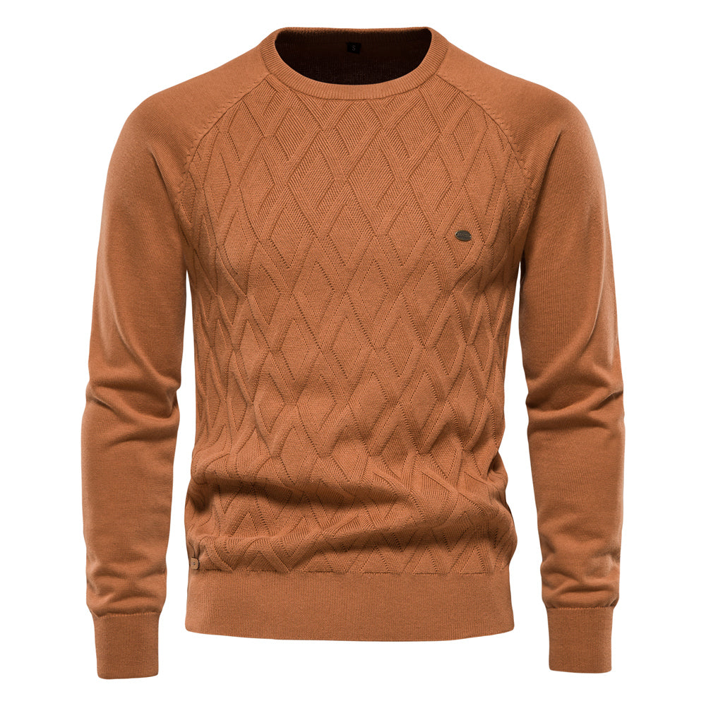 HELM | Men's Comfortable Knit Sweater - Ideal for Elegant Warmth