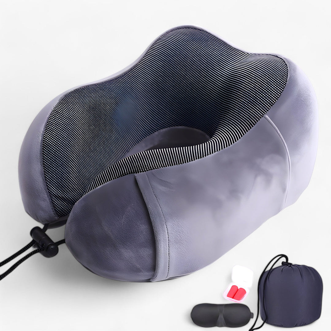 CloudRest | U-Shaped Travel Pillow - Memory Foam for Neck Support