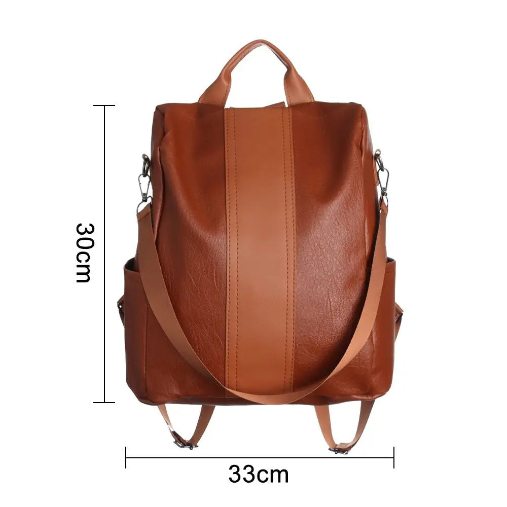 Chic Soft Leather Backpack