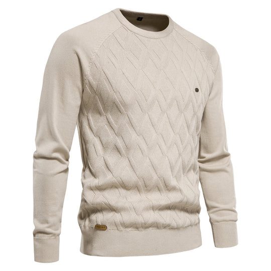 HELM | Men's Comfortable Knit Sweater - Ideal for Elegant Warmth