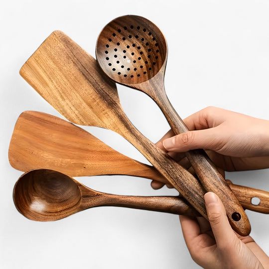 Wooden kitchen set | Safe and versatile