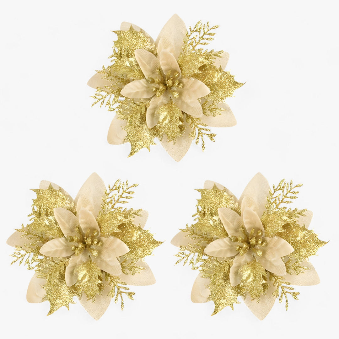 Émilie | Sparkling Christmas Flowers - Add a Dazzling Touch to Your Decoration