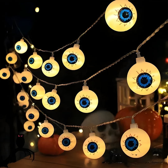 Jigs | LED Scary Eye Light Garland - Scary Halloween Home Decor