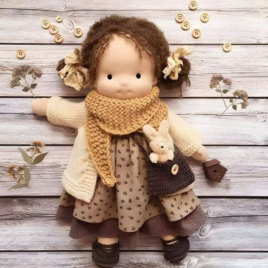 Dolly™ | Handcrafted Waldorf Doll - Soft and Lovable for Imaginative Play