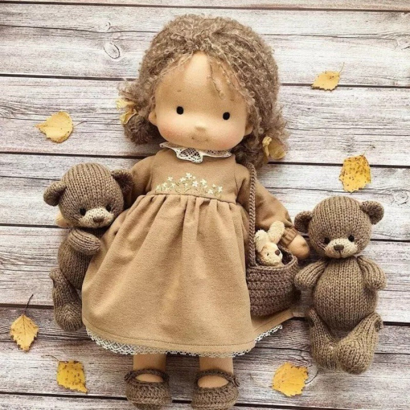 Dolly™ | Handcrafted Waldorf Doll - Soft and Lovable for Imaginative Play