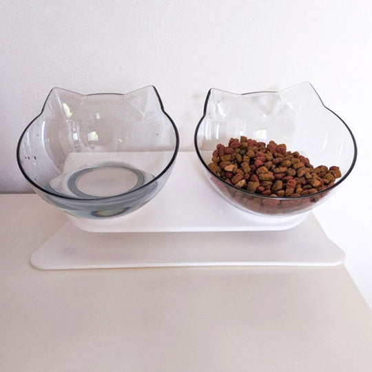 Kittywell™ | Non-Slip Double Bowl for Cats - Safe and Practical Meal