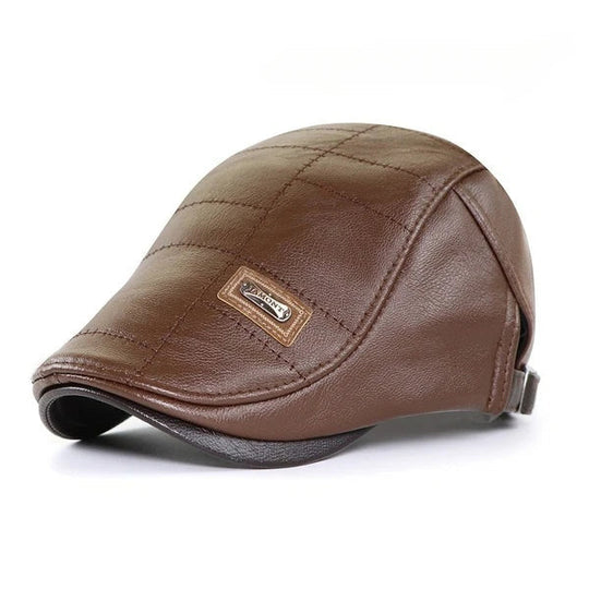 Emile™ - Retro PU Leather Beret