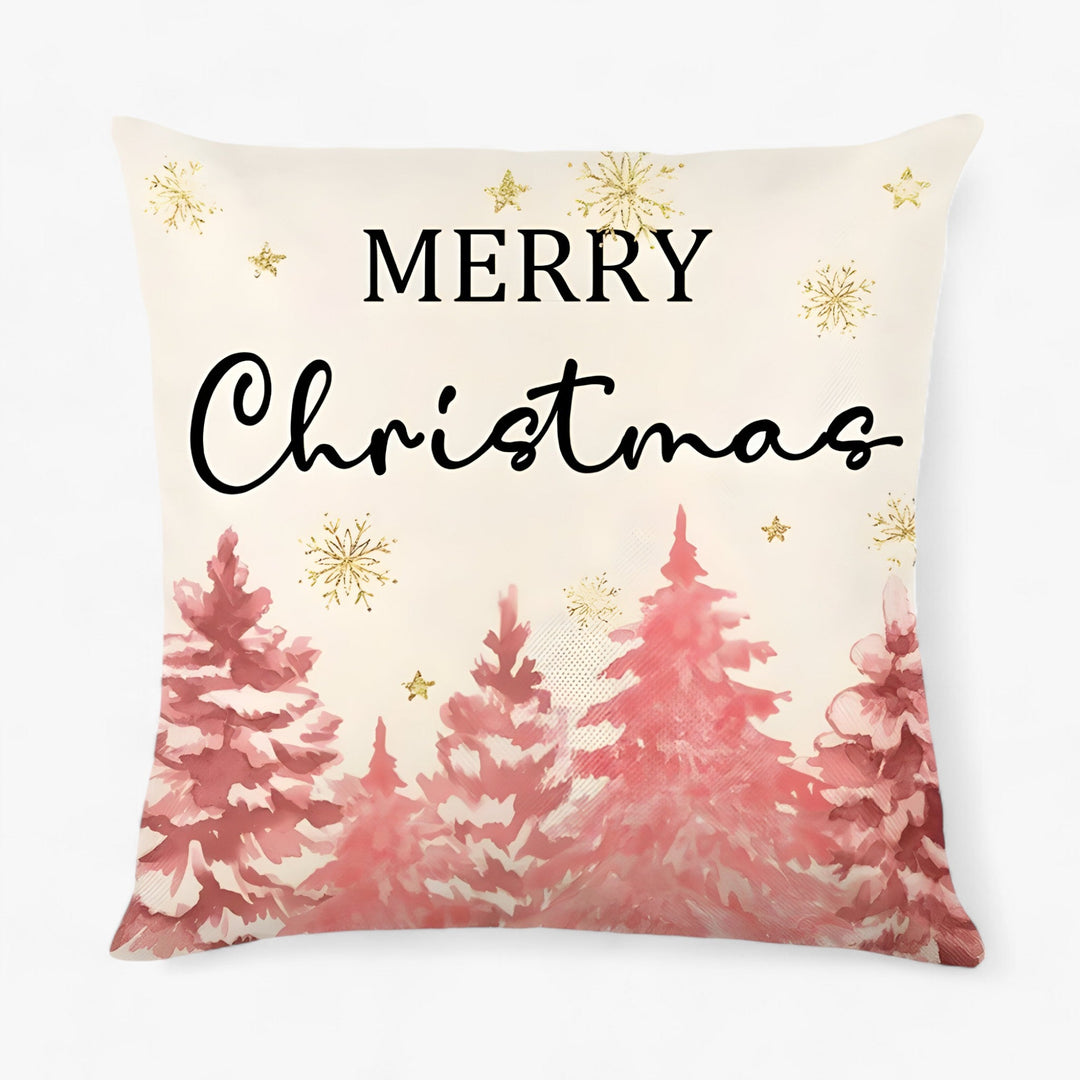 Frosty | Christmas Linen Cushion Cover - Festive and Comfortable Home Decor