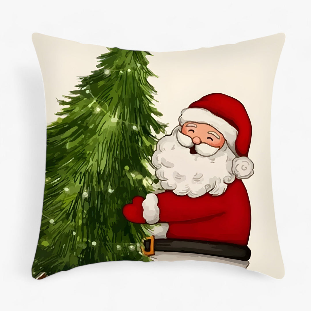 Frosty | Christmas Linen Cushion Cover - Festive and Comfortable Home Decor