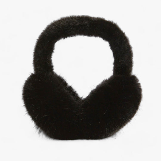 Aurora | Faux fur rabbit ear warmers - Cozy winter warmth