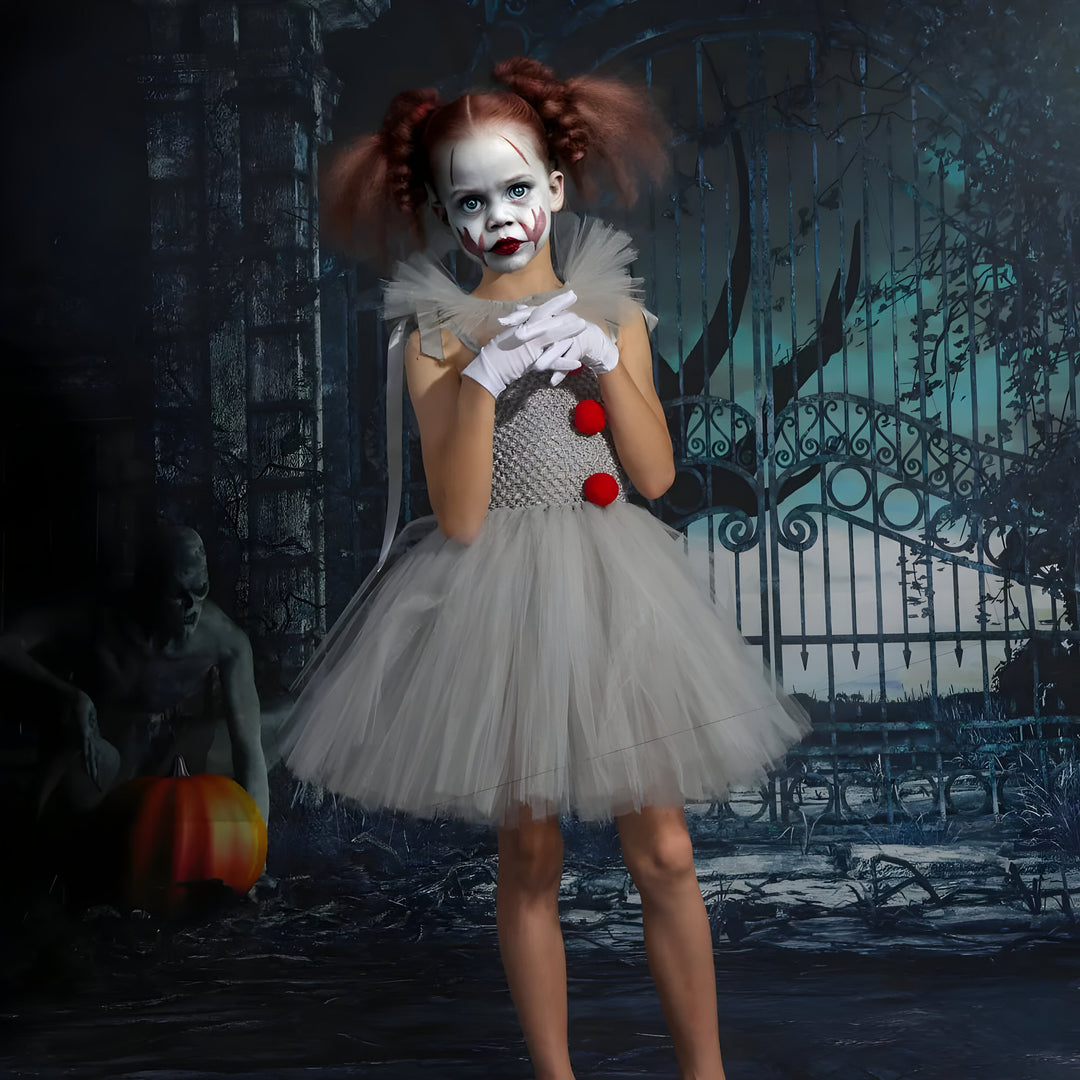 Rina | Pennywise Tutu Dress - Cute and Scary Outfit