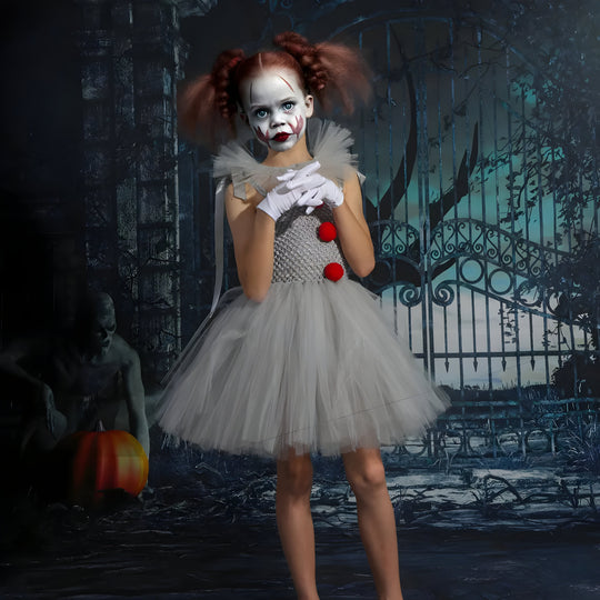 Rina | Pennywise Tutu Dress - Cute and Scary Outfit