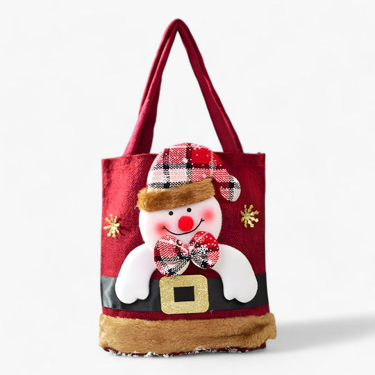 SantaBear | Christmas Gift Bags - Perfect for Storing Your Festive Gifts and Sweets