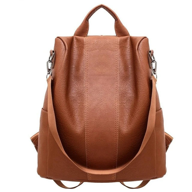 Chic Soft Leather Backpack