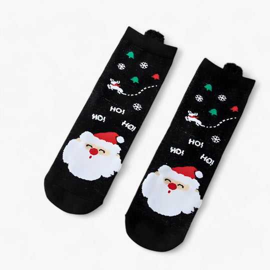 Holiday Fun | Cartoon Christmas Socks – Festive Ornaments and Gift Holders for Home Decoration