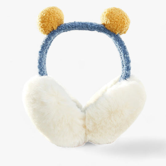 Aurora | Faux fur rabbit ear warmers - Cozy winter warmth