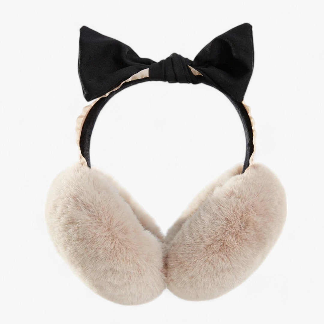 Aurora | Faux fur rabbit ear warmers - Cozy winter warmth