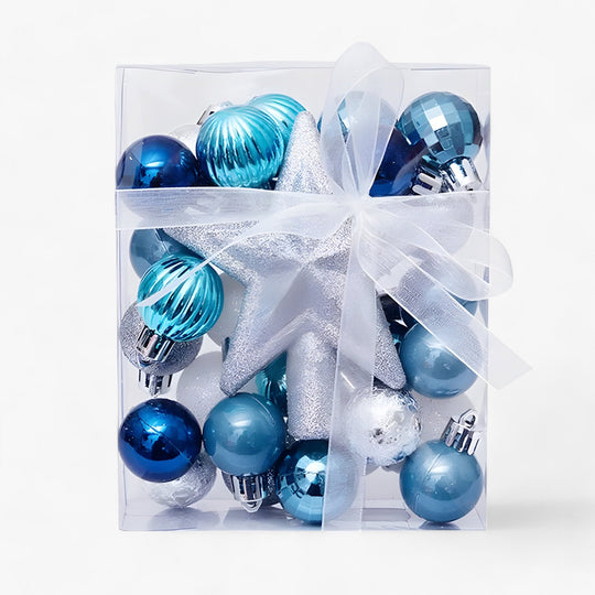 Stella | Set of 30 Christmas Ornaments with Star - Tree Decoration and New Year Gift