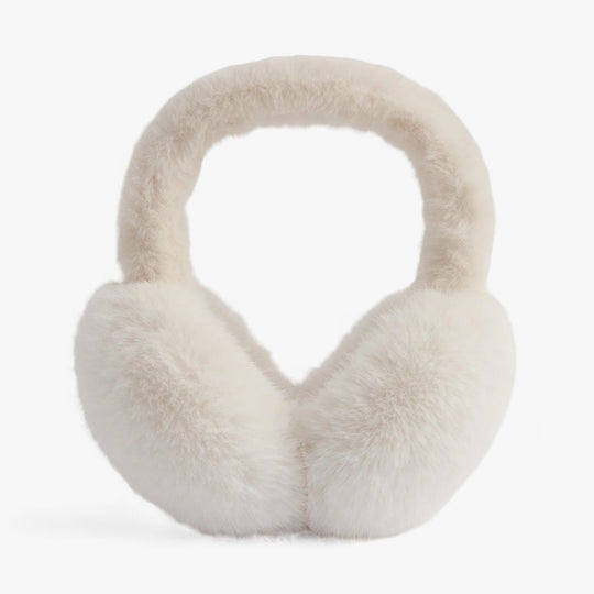 Aurora | Faux fur rabbit ear warmers - Cozy winter warmth