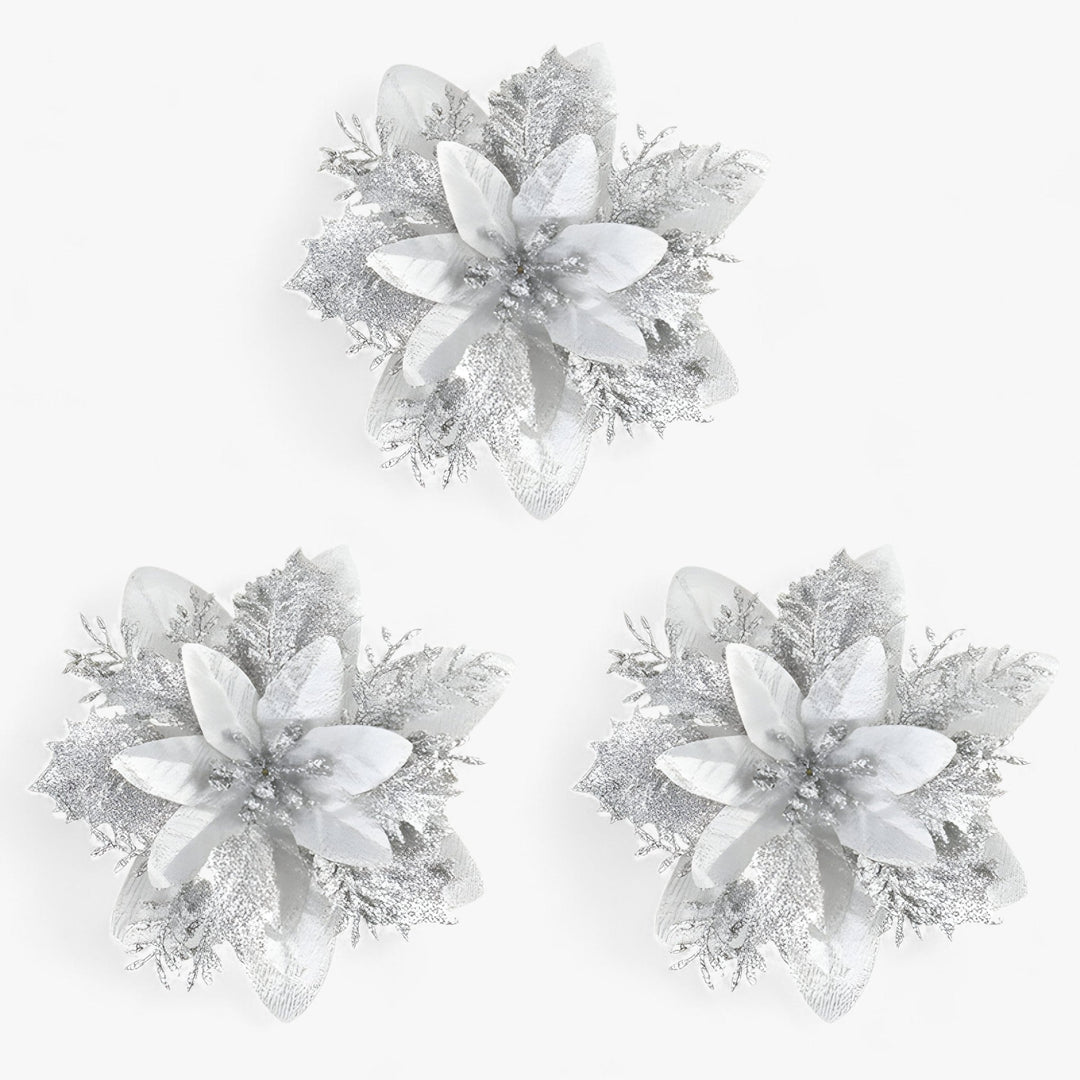 Émilie | Sparkling Christmas Flowers - Add a Dazzling Touch to Your Decoration