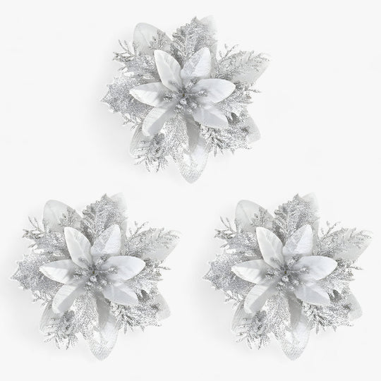 Émilie | Sparkling Christmas Flowers - Add a Dazzling Touch to Your Decoration