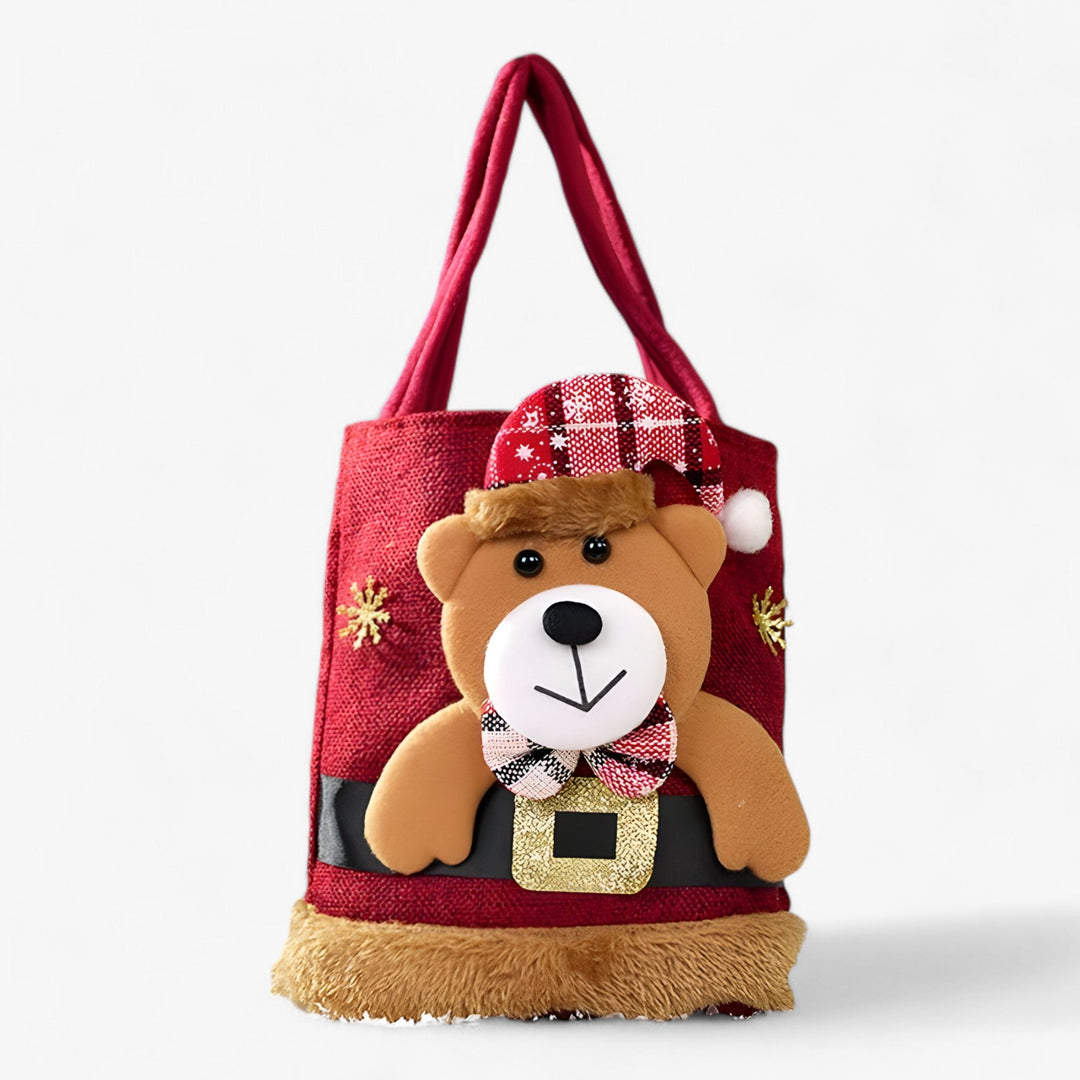 SantaBear | Christmas Gift Bags - Perfect for Storing Your Festive Gifts and Sweets