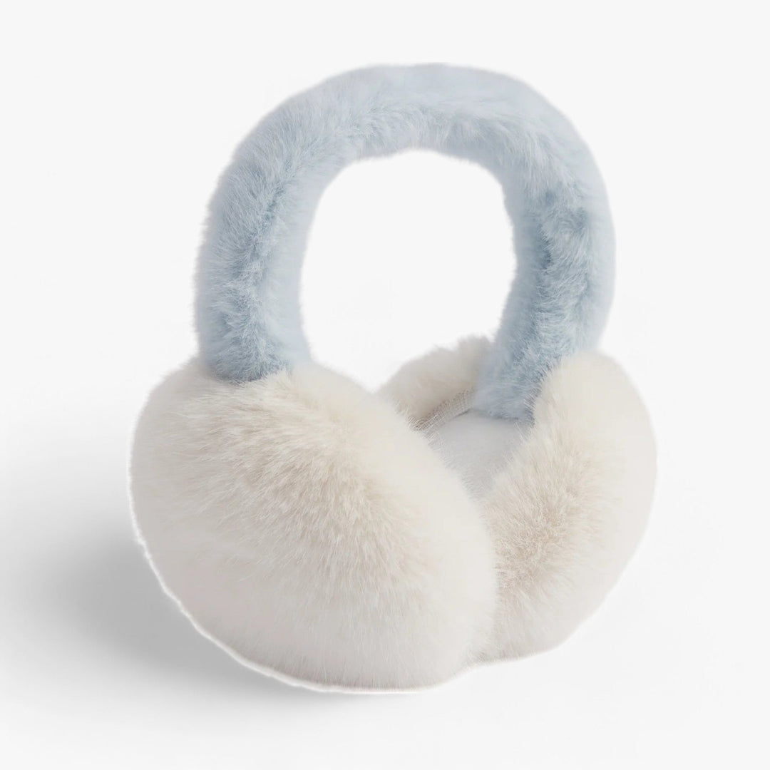 Aurora | Faux fur rabbit ear warmers - Cozy winter warmth