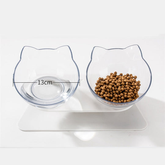 Kittywell™ | Non-Slip Double Bowl for Cats - Safe and Practical Meal