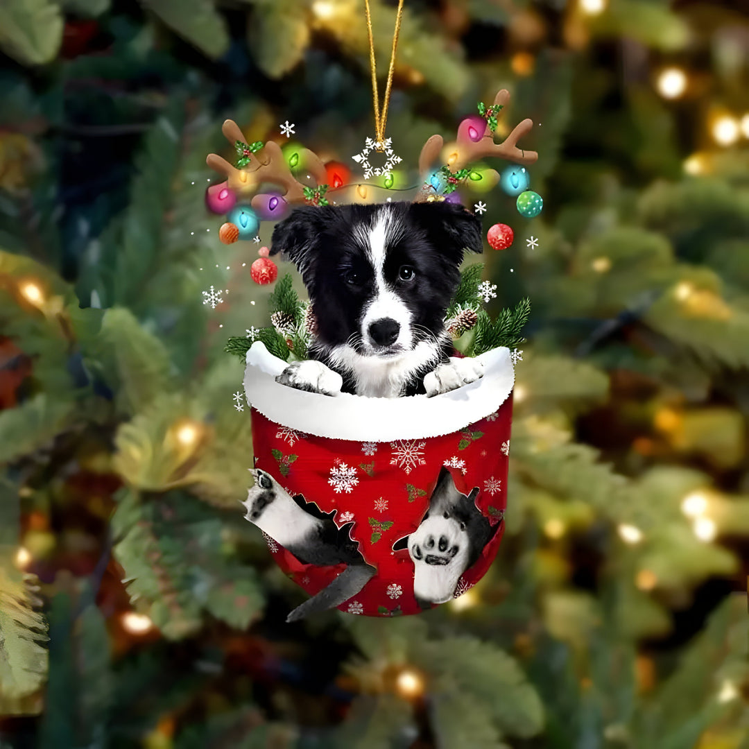 Ciondolo a forma di cucciolo dell'albero di Natale - Fascino festivo e regalo per gli amanti dei cani