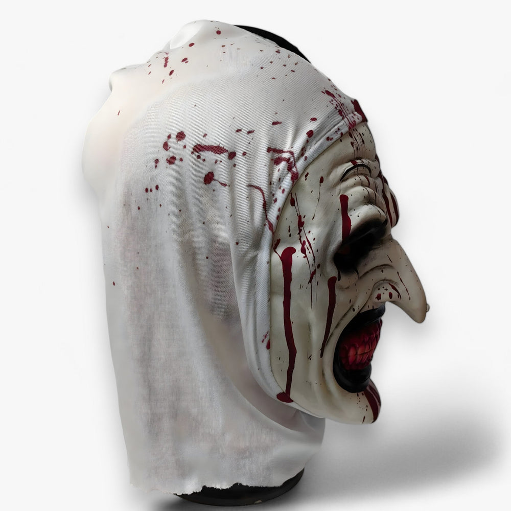 Mania | Scary Clown Mask - Bloodied Halloween Accessory