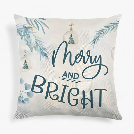 Frosty | Christmas Linen Cushion Cover - Festive and Comfortable Home Decor