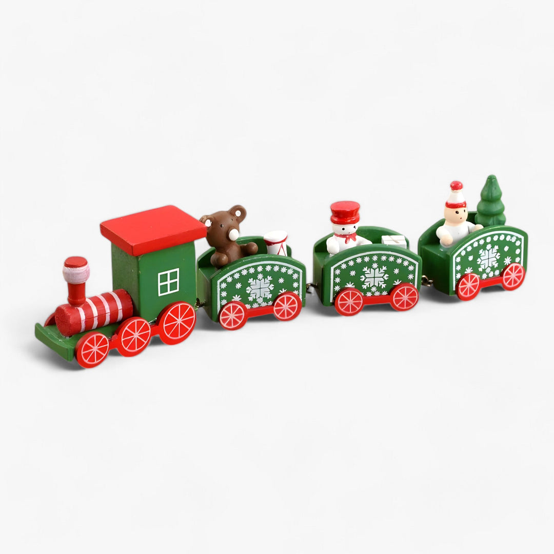 Ornamento del treno di Natale in legno Whimsy | - Decorazione festiva e regalo per bambini