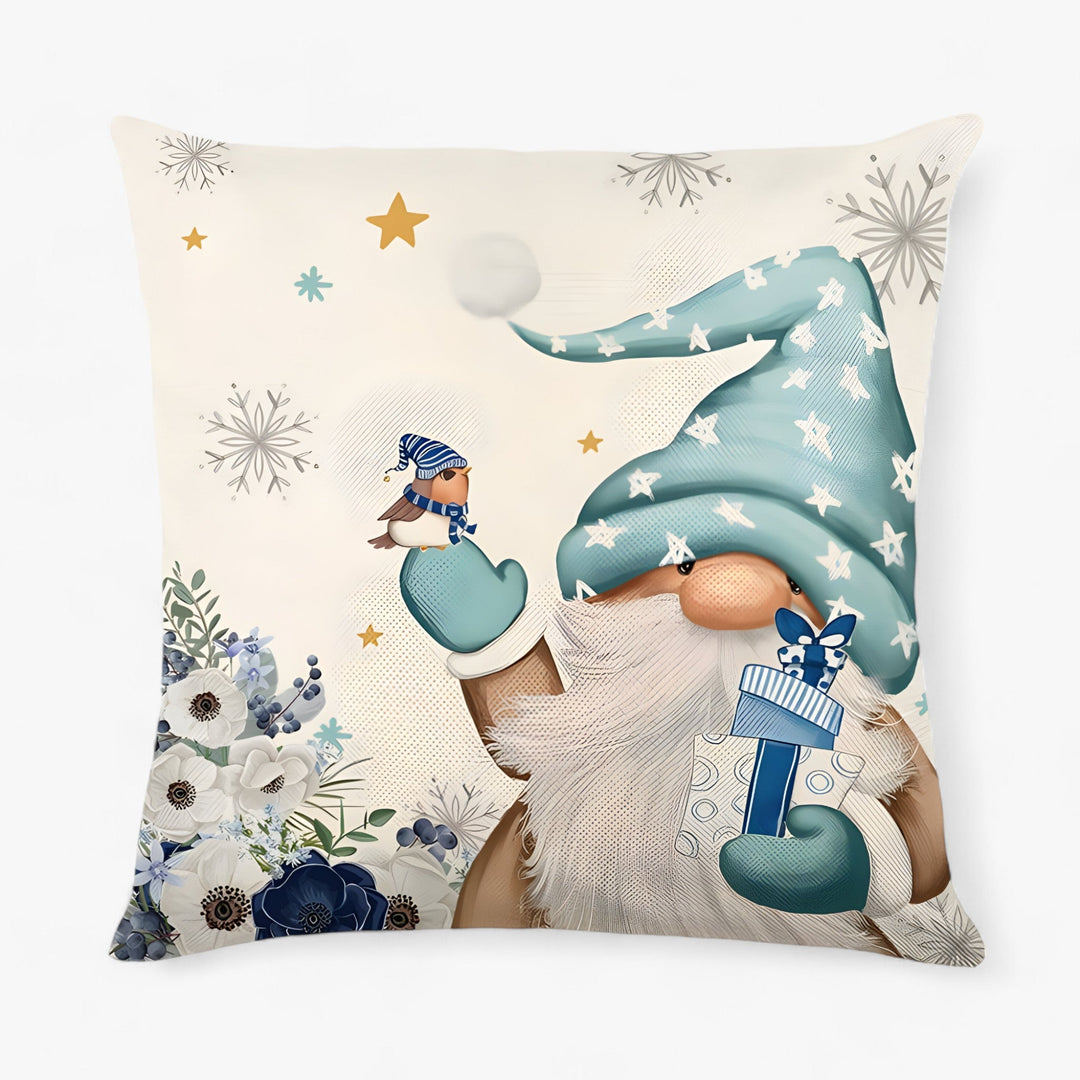 Frosty | Christmas Linen Cushion Cover - Festive and Comfortable Home Decor