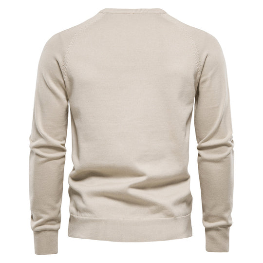 HELM | Men's Comfortable Knit Sweater - Ideal for Elegant Warmth