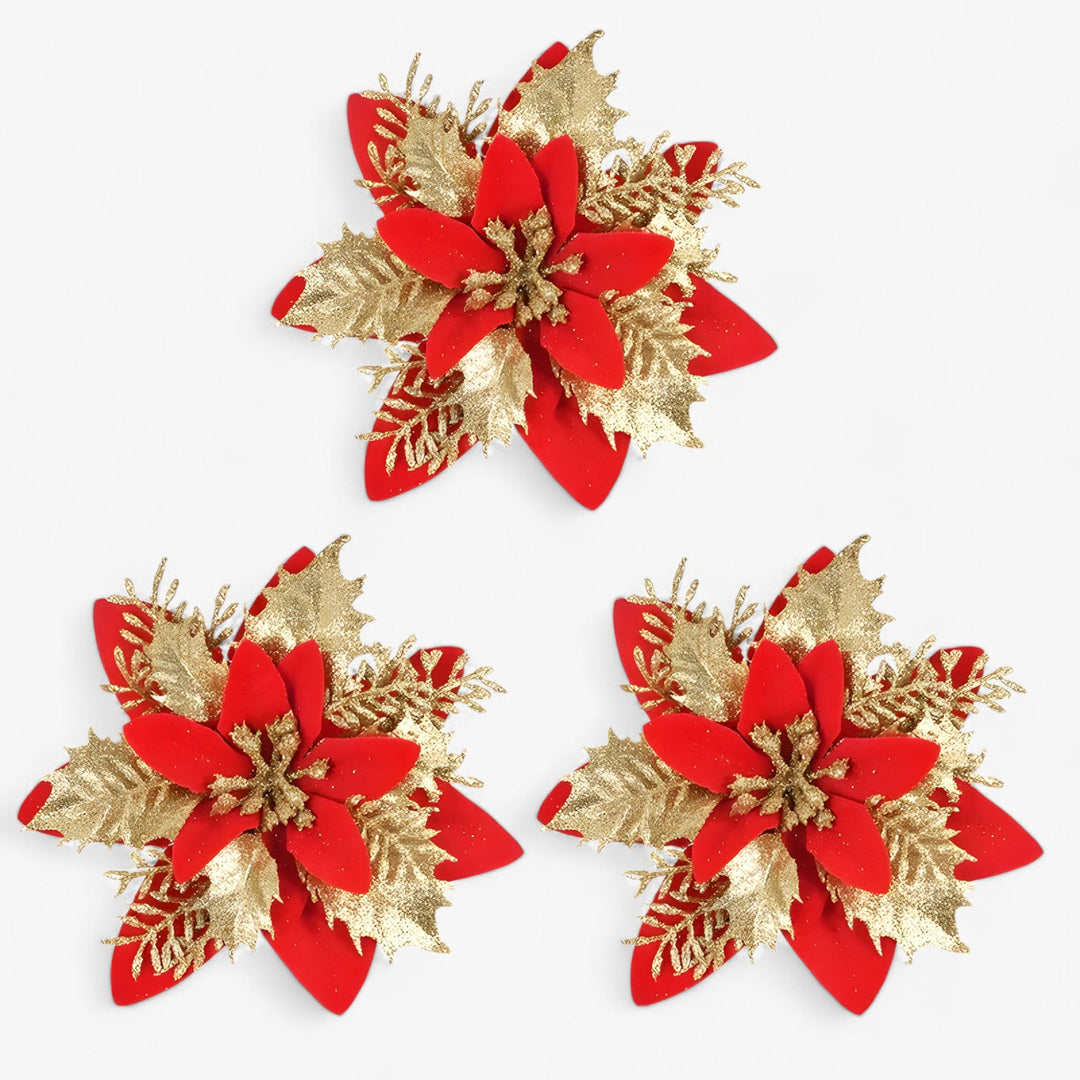 Émilie | Sparkling Christmas Flowers - Add a Dazzling Touch to Your Decoration