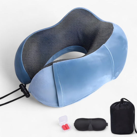 CloudRest | U-Shaped Travel Pillow - Memory Foam for Neck Support