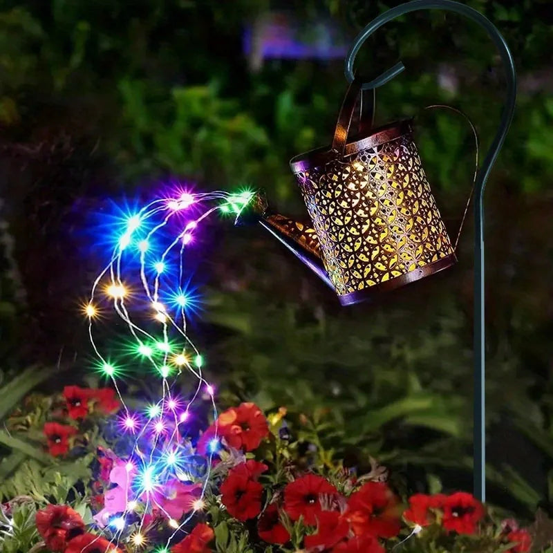 Solar watering can lamp - Illuminate your garden creatively