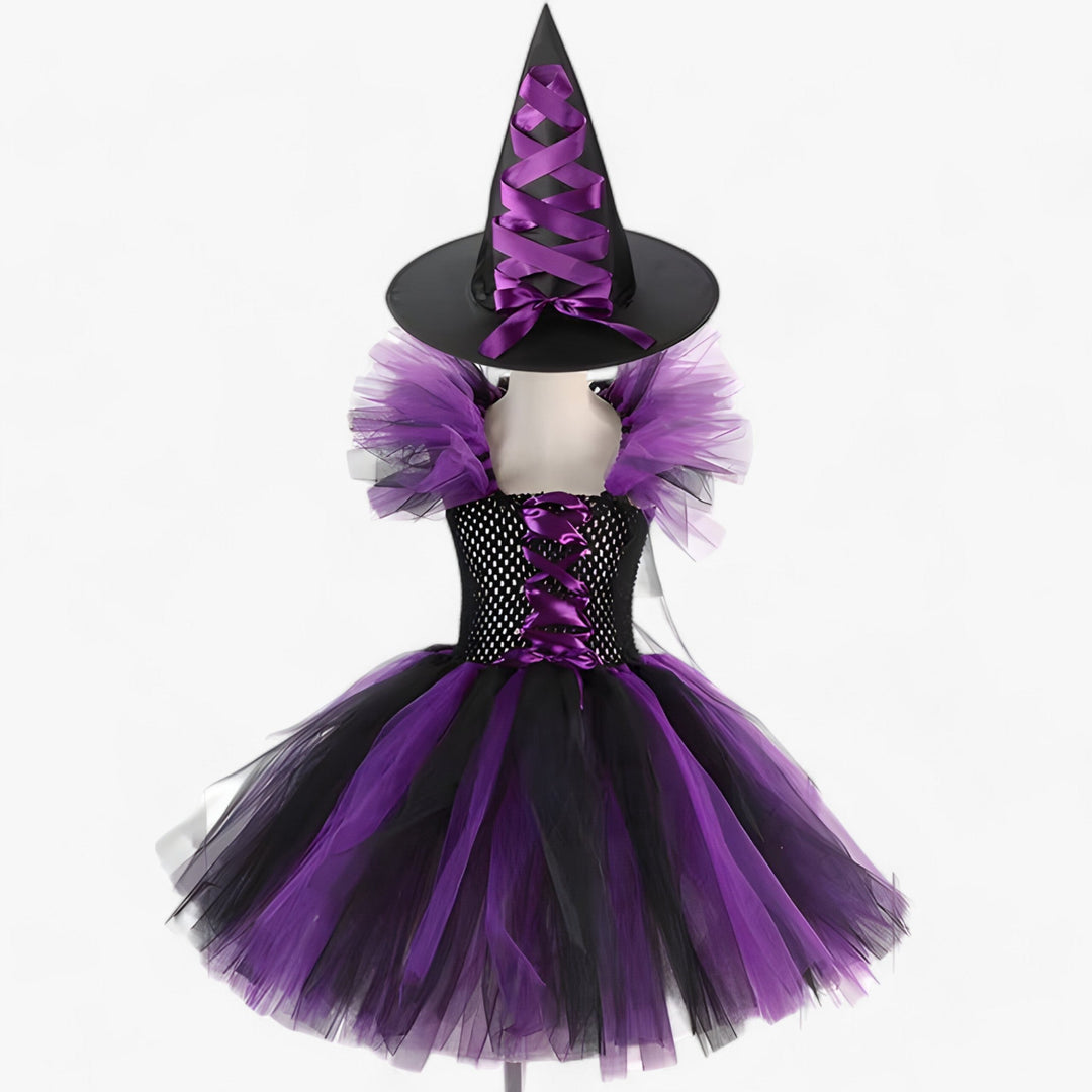 Léa | Witch Costume - Tutu Dress and Accessories for Halloween and Carnival