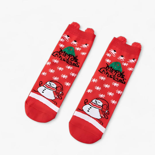 Holiday Fun | Cartoon Christmas Socks – Festive Ornaments and Gift Holders for Home Decoration