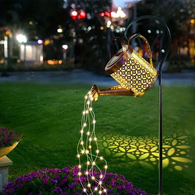 Solar watering can lamp - Illuminate your garden creatively