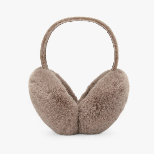 Aurora | Faux fur rabbit ear warmers - Cozy winter warmth