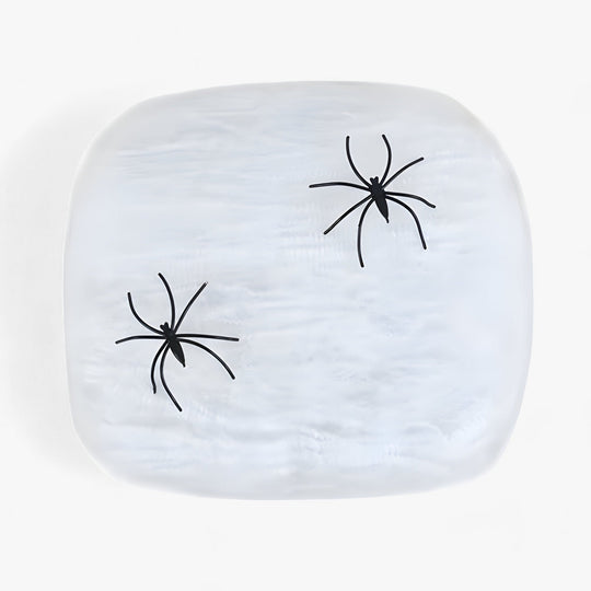 Webster | Halloween Spider Web - Stretchable Spider Web and Spiders for Sinister Party Accessories