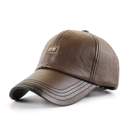 LeatherCap - Leather Cap for Men (Buy 1 Get 1 Free)