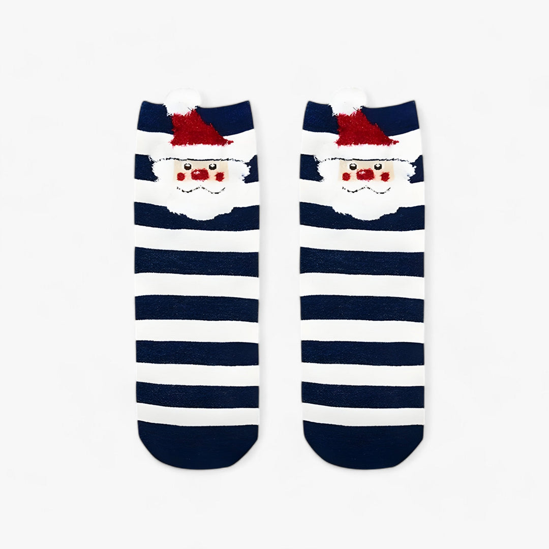 Holiday Fun | Cartoon Christmas Socks – Festive Ornaments and Gift Holders for Home Decoration