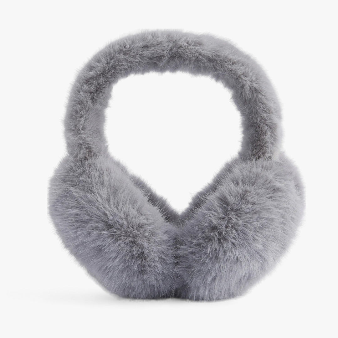 Aurora | Faux fur rabbit ear warmers - Cozy winter warmth