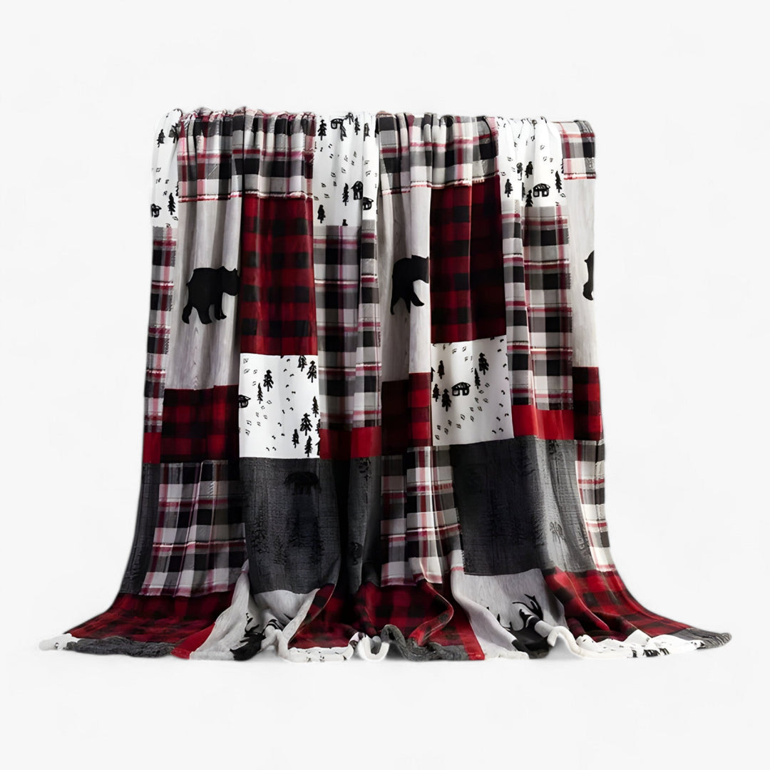 Velvy | Luxury Christmas Fleece Blanket - Elegant and Cozy Holiday Decoration