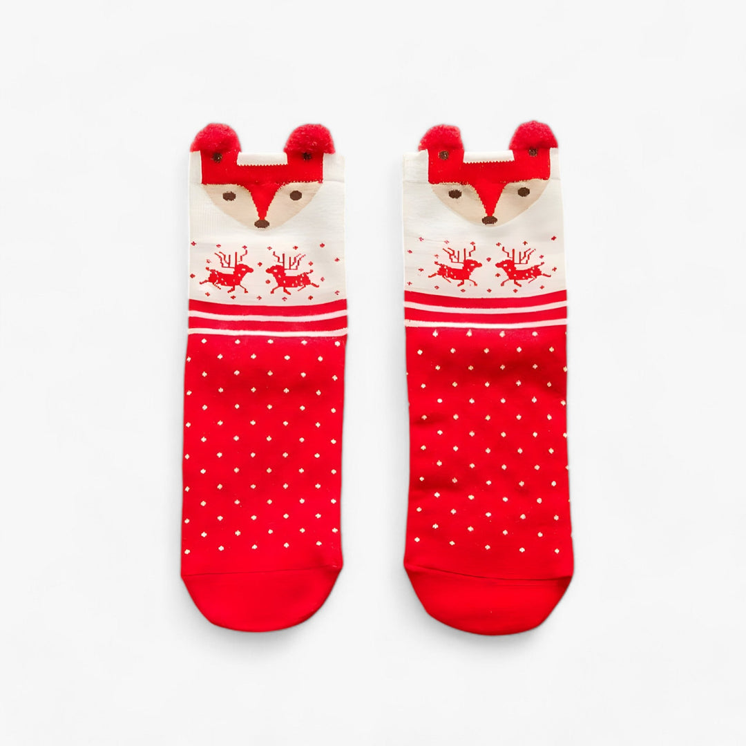 Holiday Fun | Cartoon Christmas Socks – Festive Ornaments and Gift Holders for Home Decoration